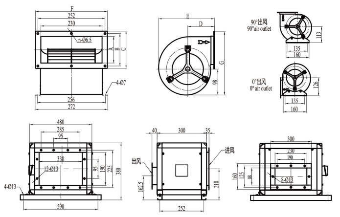 Чертеж DYF(SJX)2E-146-QS1a