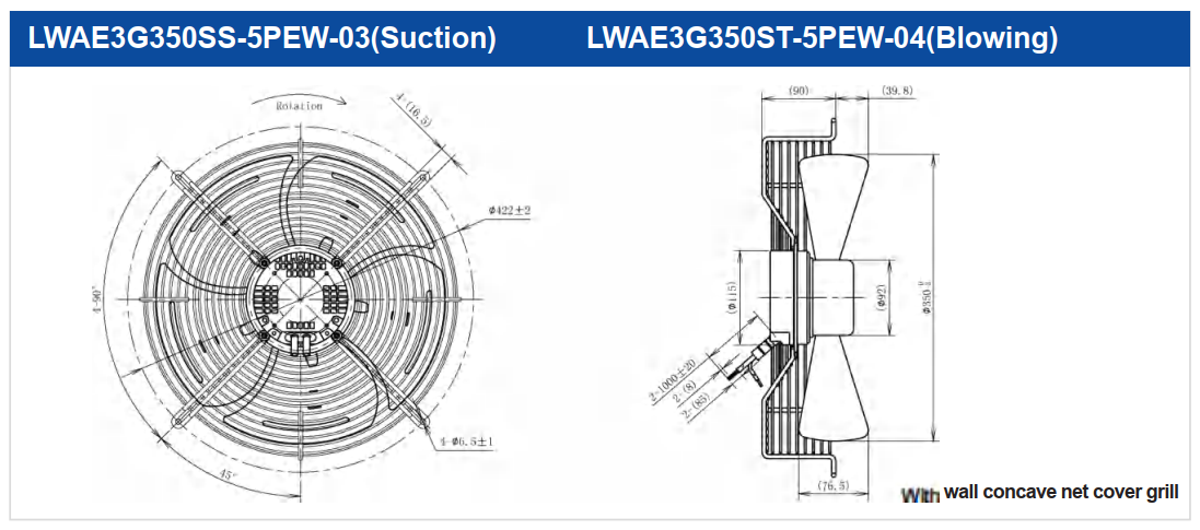LWAE3G350ST-5PEW-04 - чертеж