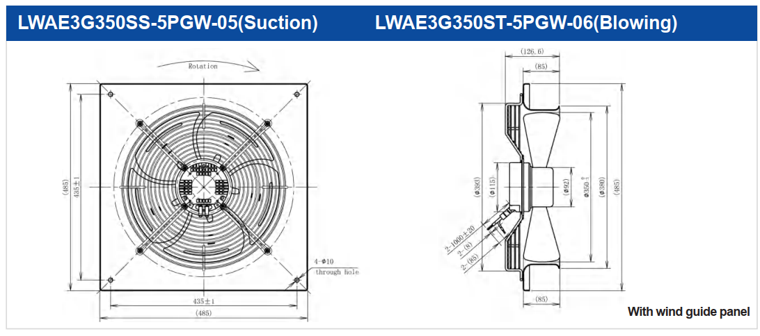 LWAE3G350ST-5PGW-06 - чертеж