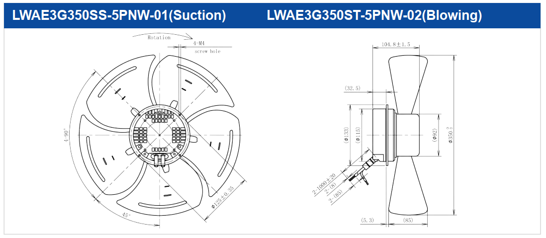 LWAE3G350ST-5PNW-02 - чертеж