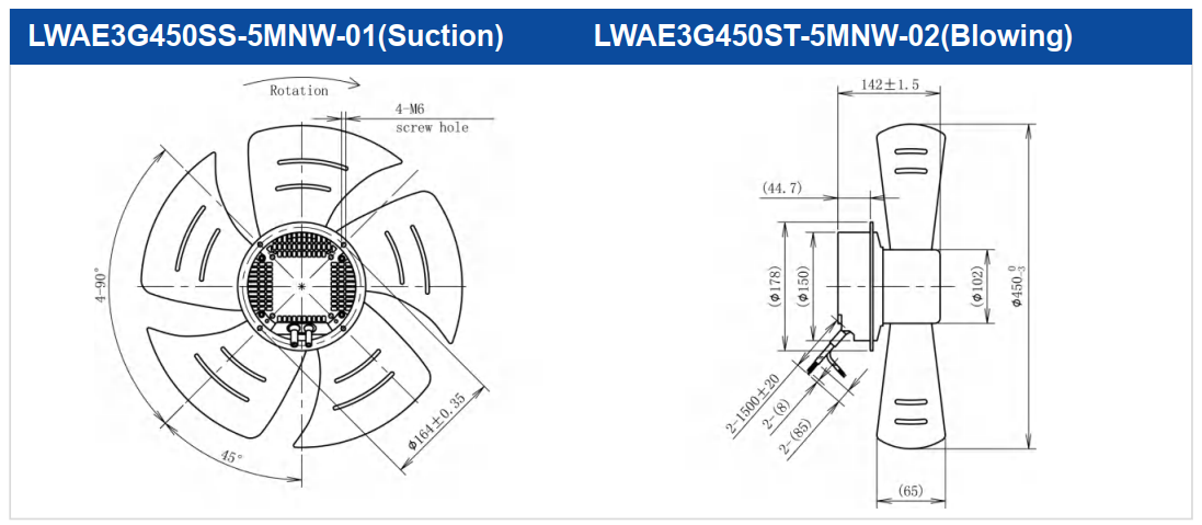 LWAE3G450ST-5MNW-02 - чертеж