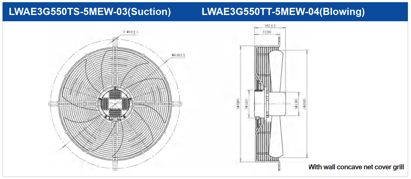 LWAE3G550TS-5MEW-03 - чертеж