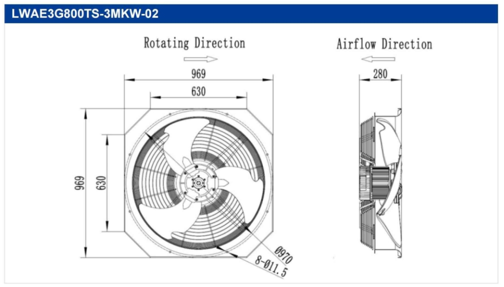 LWAE3G800TS-3PKW-02 - чертеж