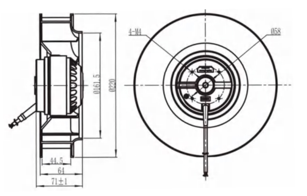 Чертеж LWBA2E-220-092NS-01